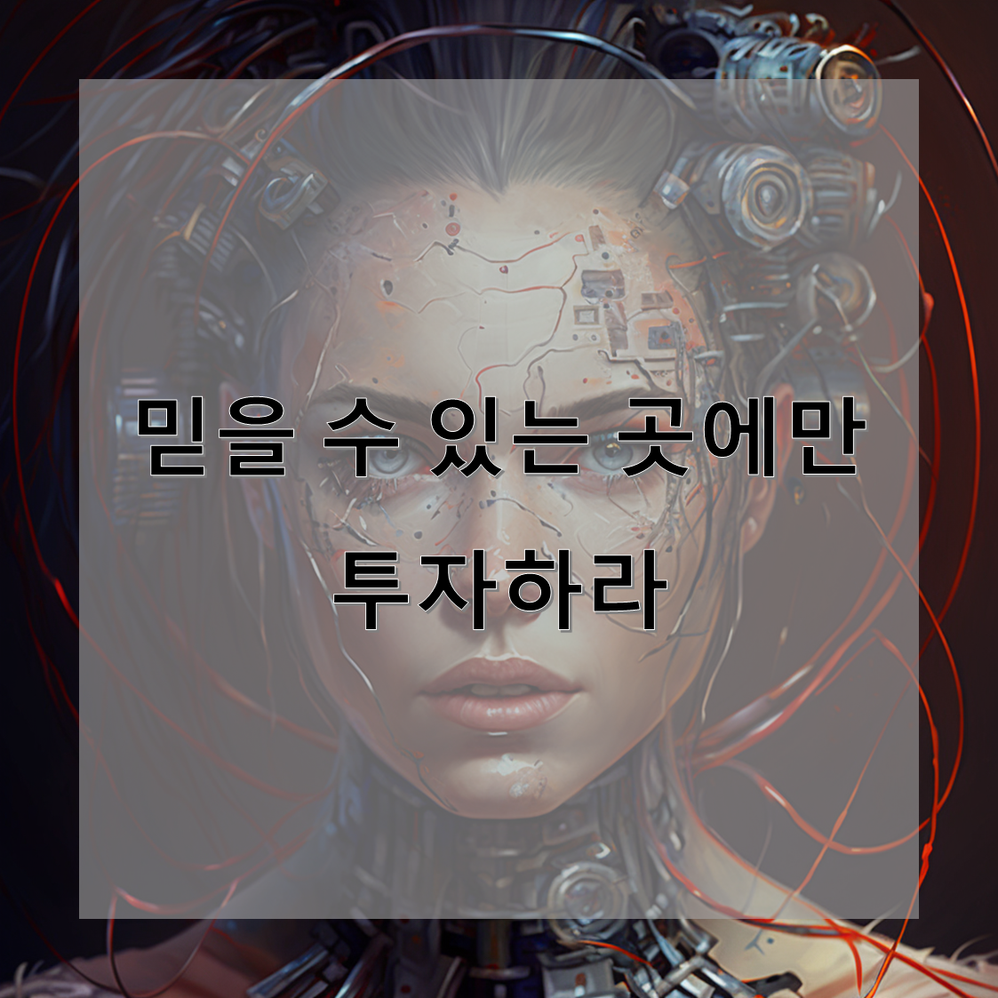 믿을 수 있는 곳에만 투자하라