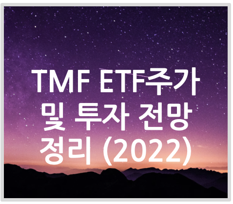 포스팅제목: TMF ETF주가 및 투자전망 정리 (2022)