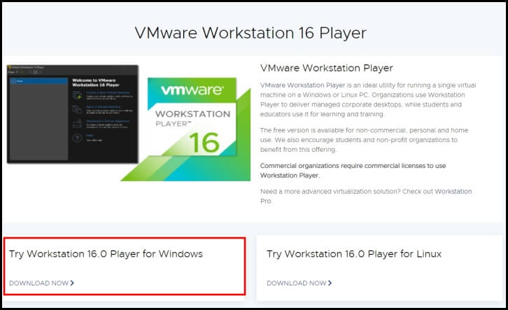 VMware 다운로드