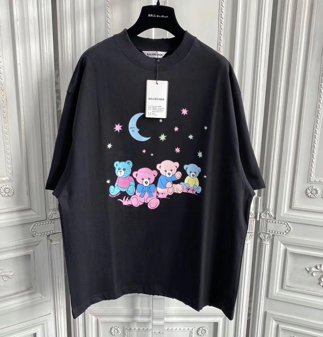  [BALENCIAGA] 발렌시아가 베어 반팔 티셔츠 641532 TJVI1 1000