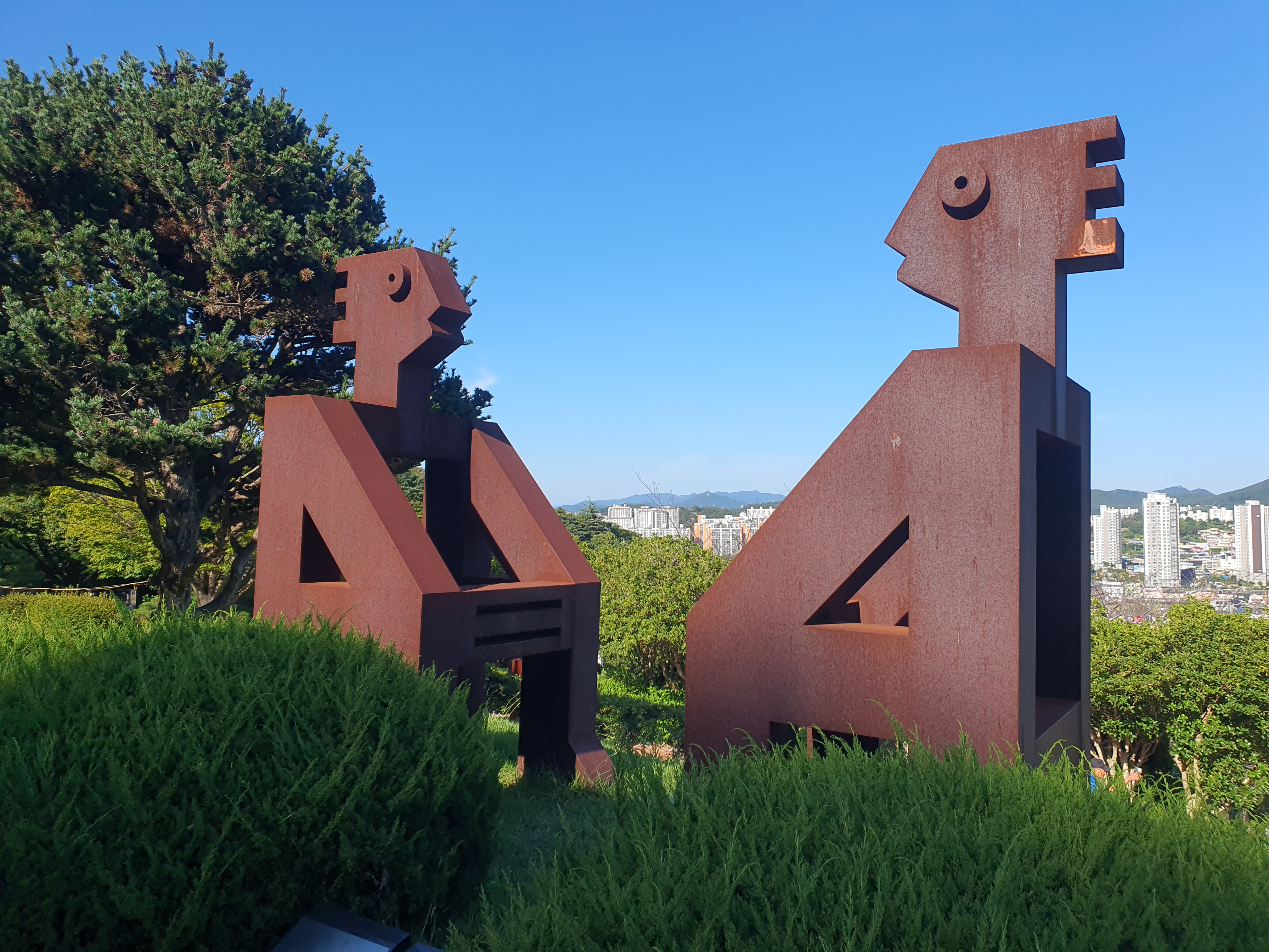 유달산 조각공원 목포의 보석 : 예술과 자연의 만남