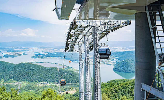 춘천 삼악산 호수케이블카 의암호정차장