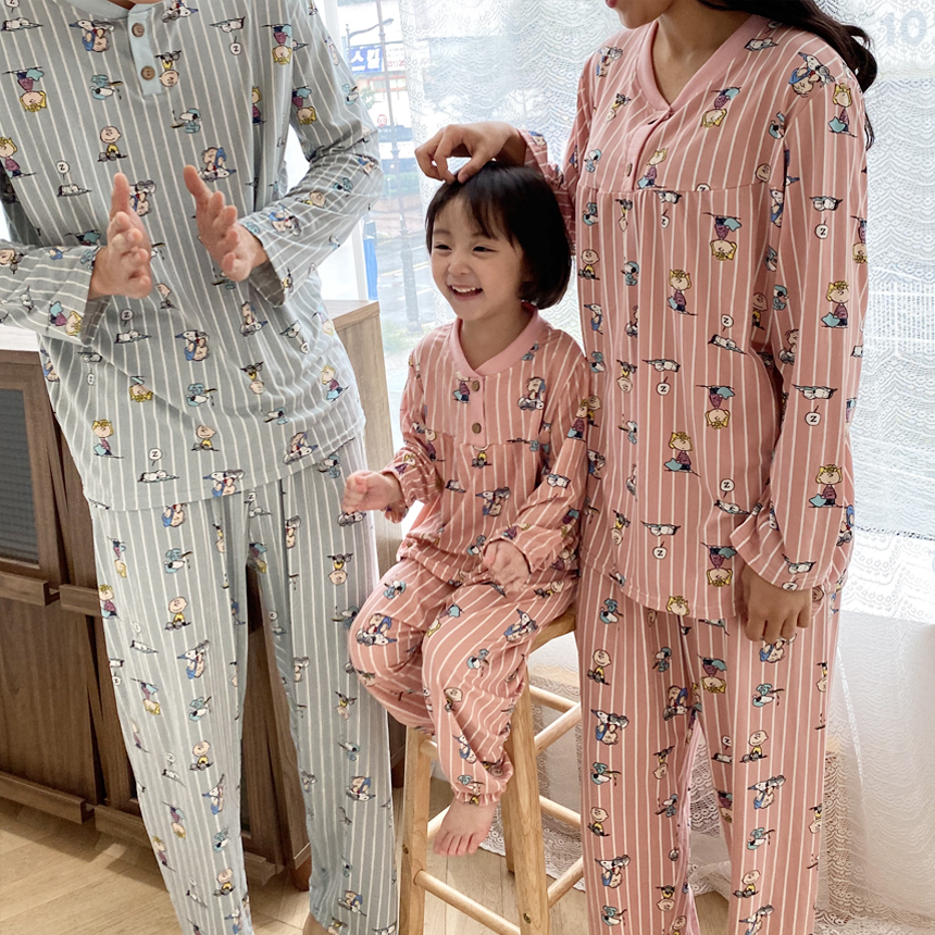 기모 원피스 잠옷 [시즌OFF] 피치기모 겨울 18