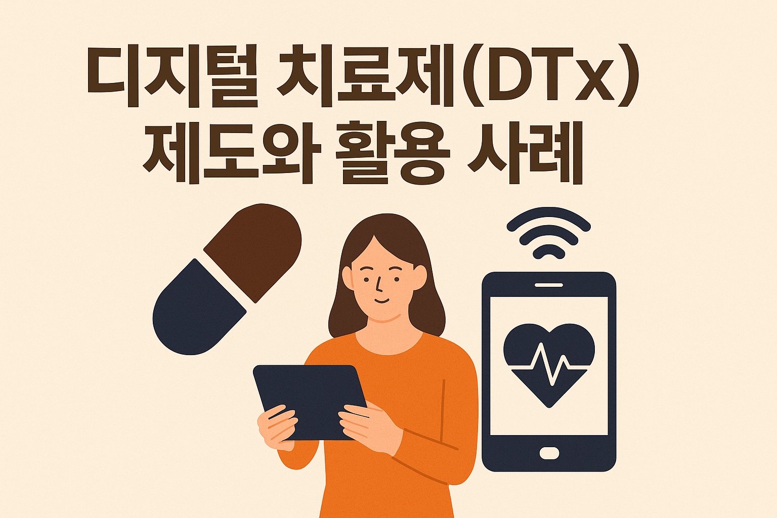 디지털 치료제(DTx) 제도와 활용 사례