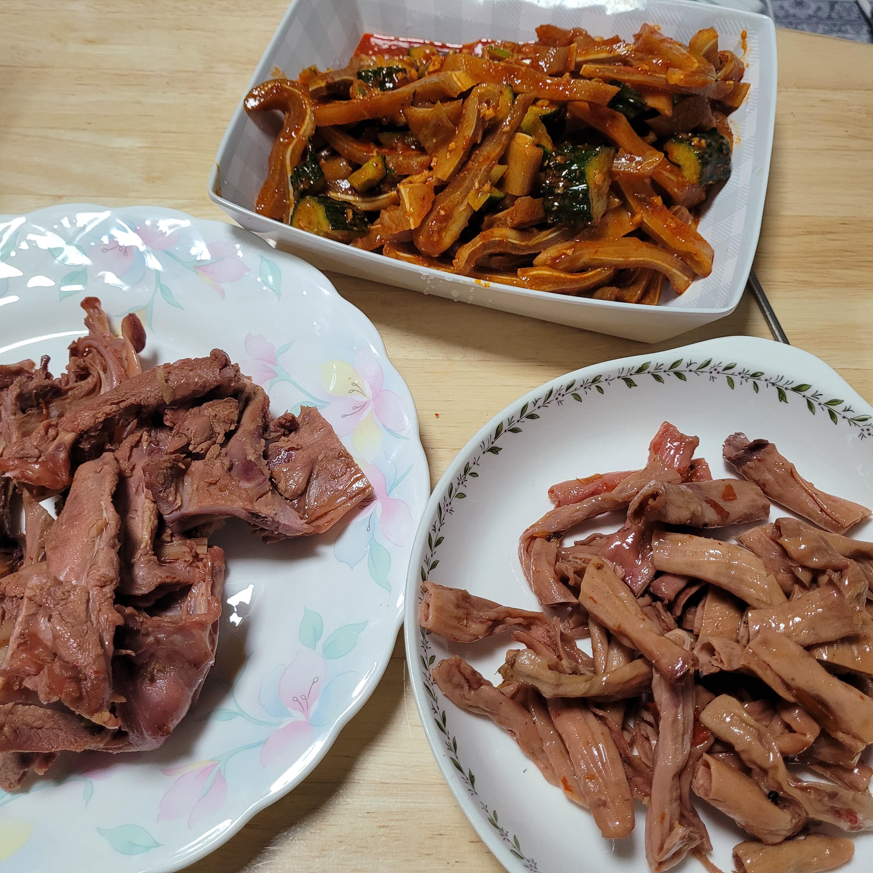 오리창자
