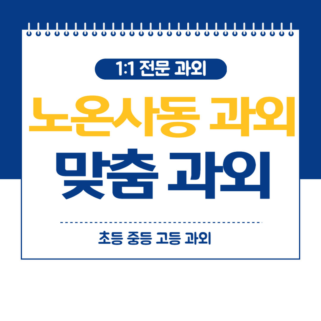  노온사동 수학 과외 중등 고등 국어 영어 화상 방문과외