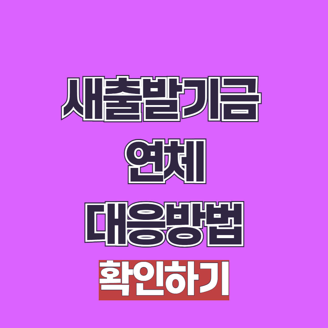 새출발기금 연체