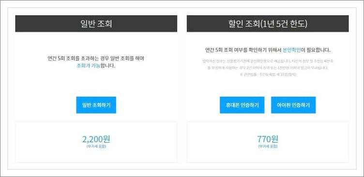 자동차사고이력조회