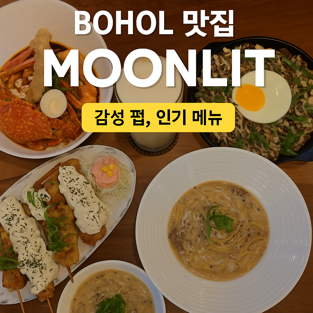 ✨보홀 감성 맛집 ‘MOONLIT’ 방문기｜수제 맥주와 이색 메뉴가 매력적인 숨은 핫플