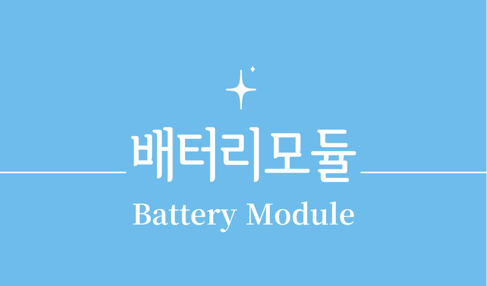 '배터리모듈(Battery Module)'