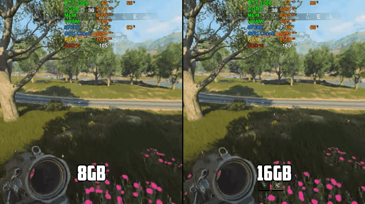 램 8기가 VS 램 16기가 성능차이??? 램 8기가 Vs 램 16기가 성능차이???