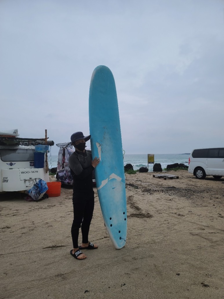 서피플 서플 서핑보드 배우고 왔어요~ 제주도 서핑구역 근처 곽지해변에서 21