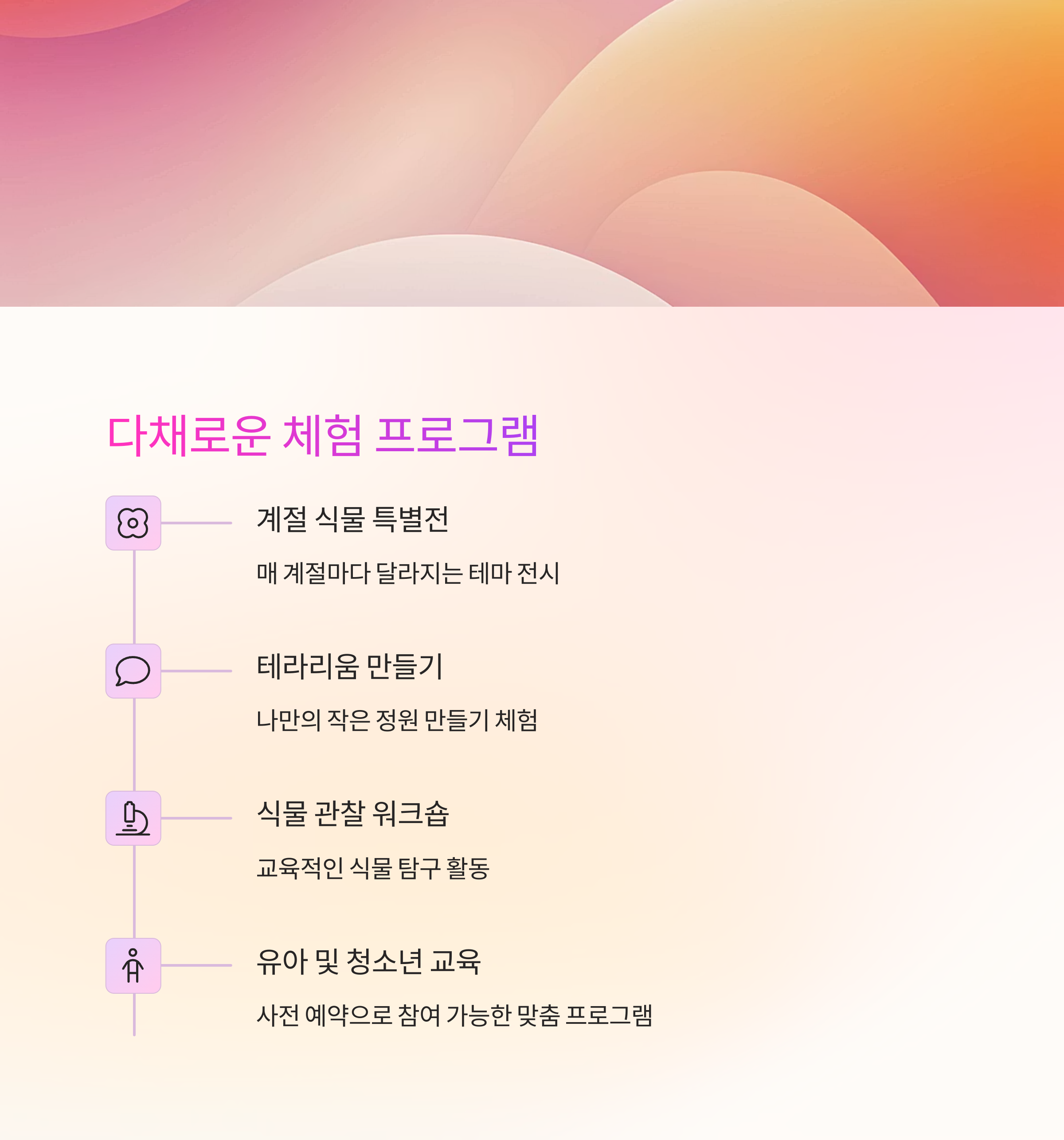 진해 보타닉 뮤지엄의 매혹적인 초록 세계