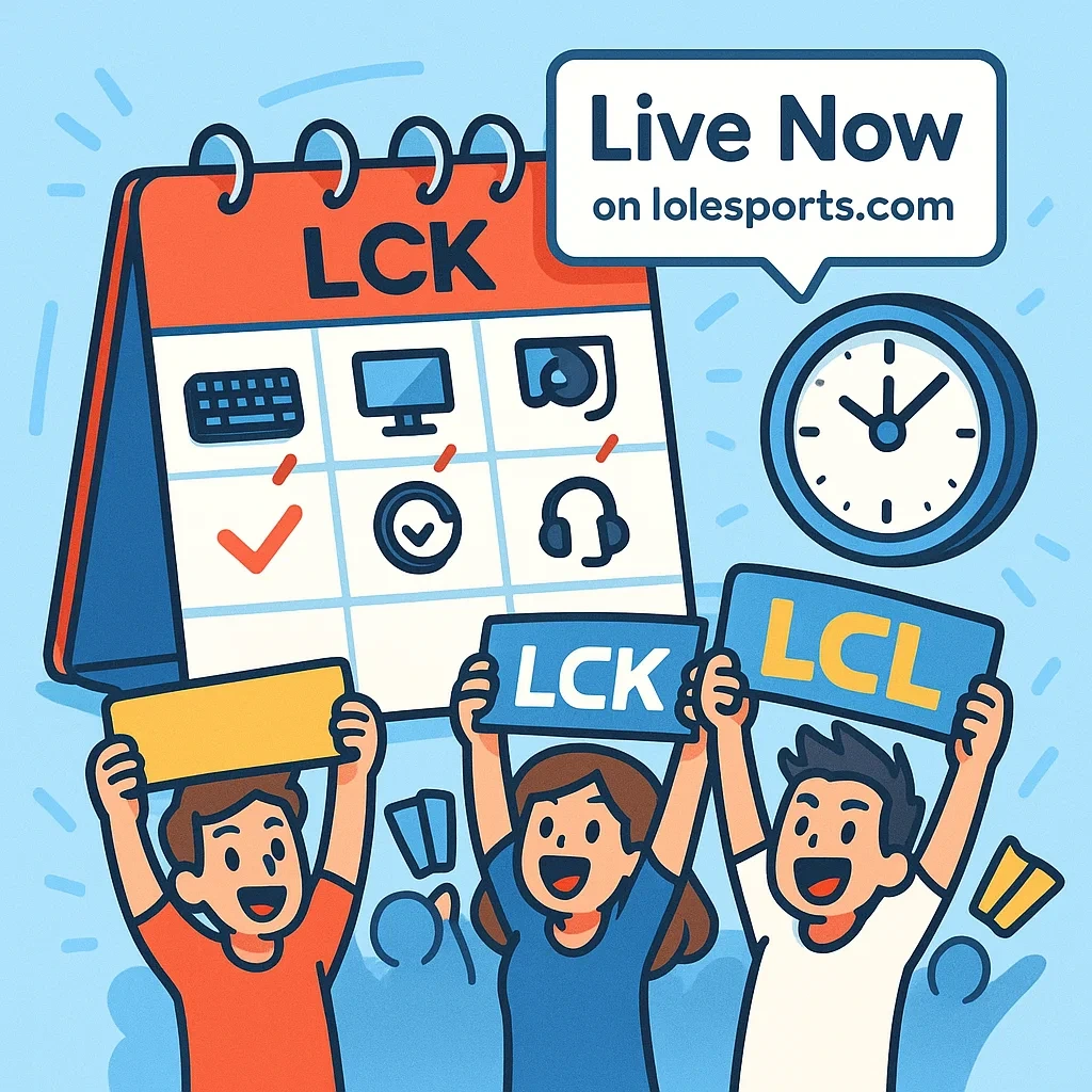 2025 LCK 스프링 시즌 완전정복: 일정부터 실시간 중계 시청법까지 한눈에!