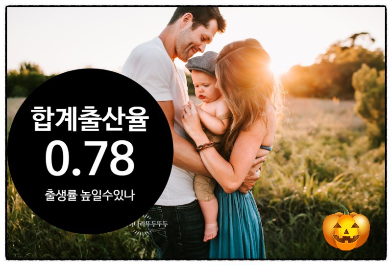  출산율 0.78, 저출산 이유 완벽 정리