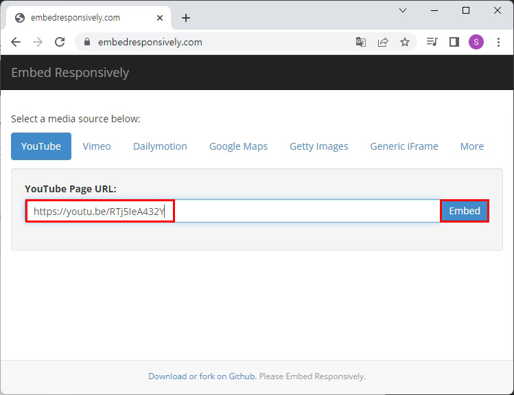 유튜브 동영상 반응형 코드