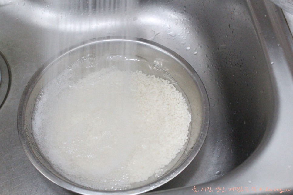 간단하게 팥 삶는 법까지~ 붉은색 밥 만들기 정말 2