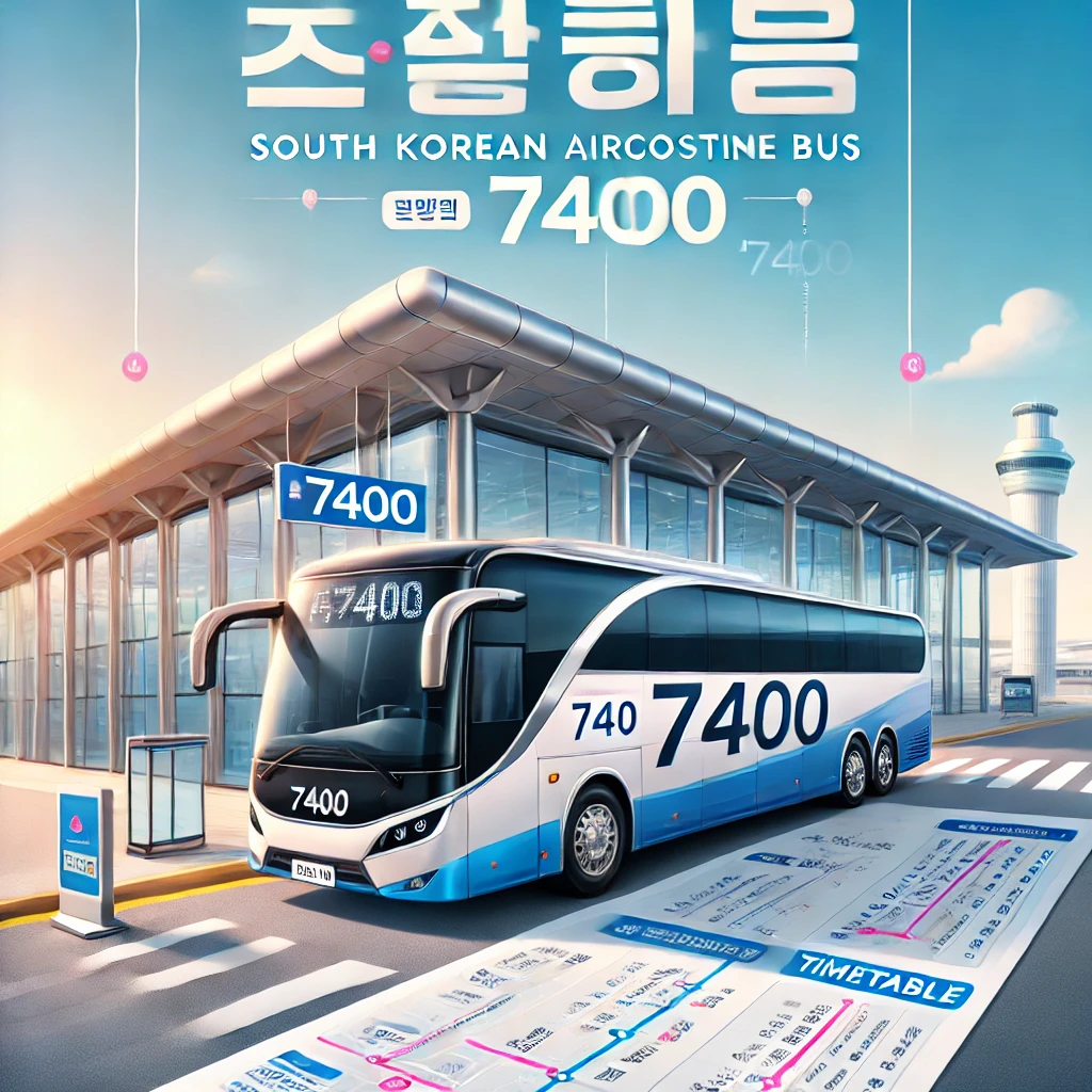 공항버스 7400번 시간표&amp;#44; 공항버스 7400 예매 4