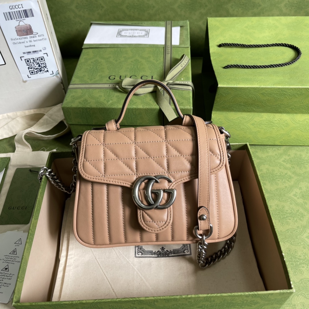  [GUCCI] 구찌 GG 마몽 미니 탑 핸들백 583571 (4 COLOR)