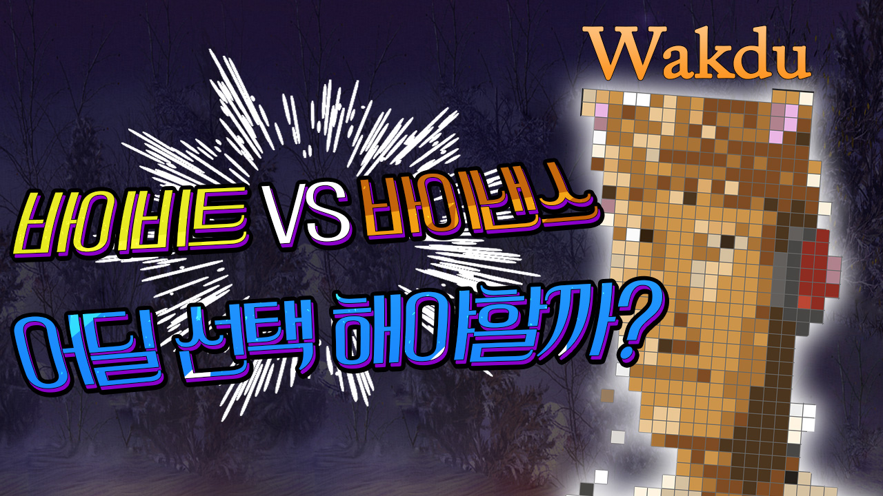  바이비트 VS 바이낸스 마진 선물거래소 결정 고민 종결