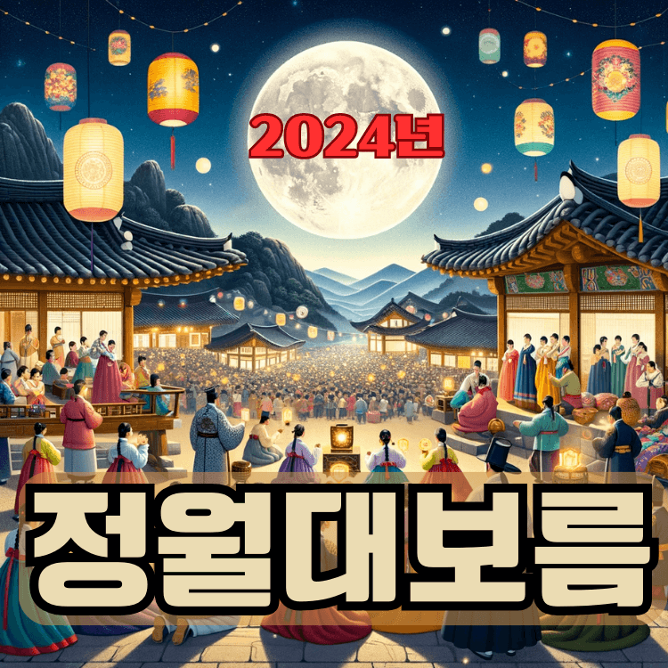  2024년 정월 대보름 언제인지 아시나요?