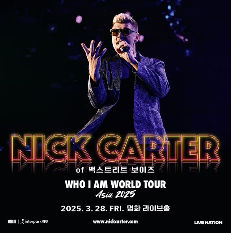 Nick Carter Who I Am World Tour in Seoul