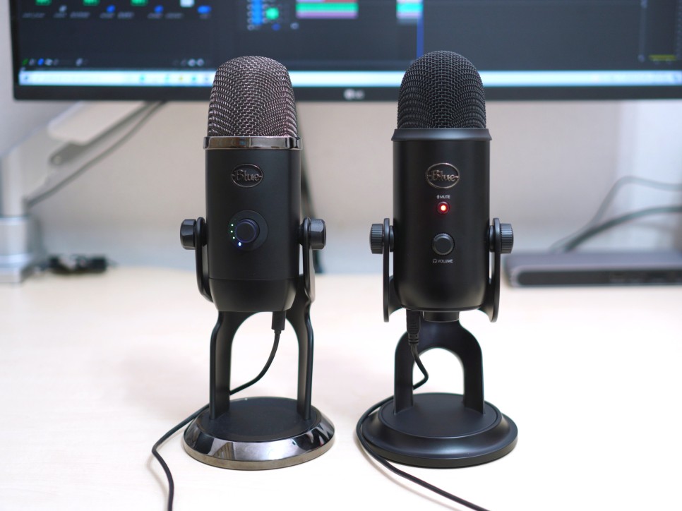blue ASMR 마이크 BLUE Yeti X와 블루 예티 3