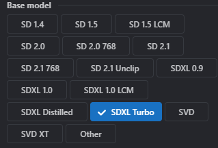 sdxl turbo 모델 필터 적용