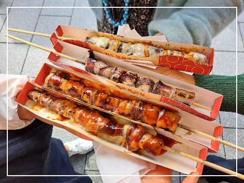 전주한옥마을 맛집 베테랑칼국수 풍남정 남부시장 육회김밥 해녀가꼬치다 문어꼬치