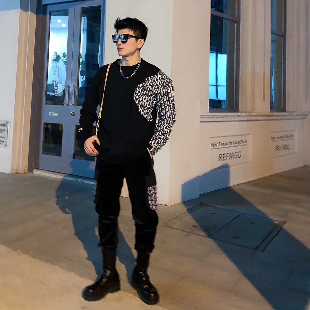  [DIOR] 디올 21SS 리미티드 멀티 오블리크 클립 스웨트 셔츠 맨투맨 티셔츠