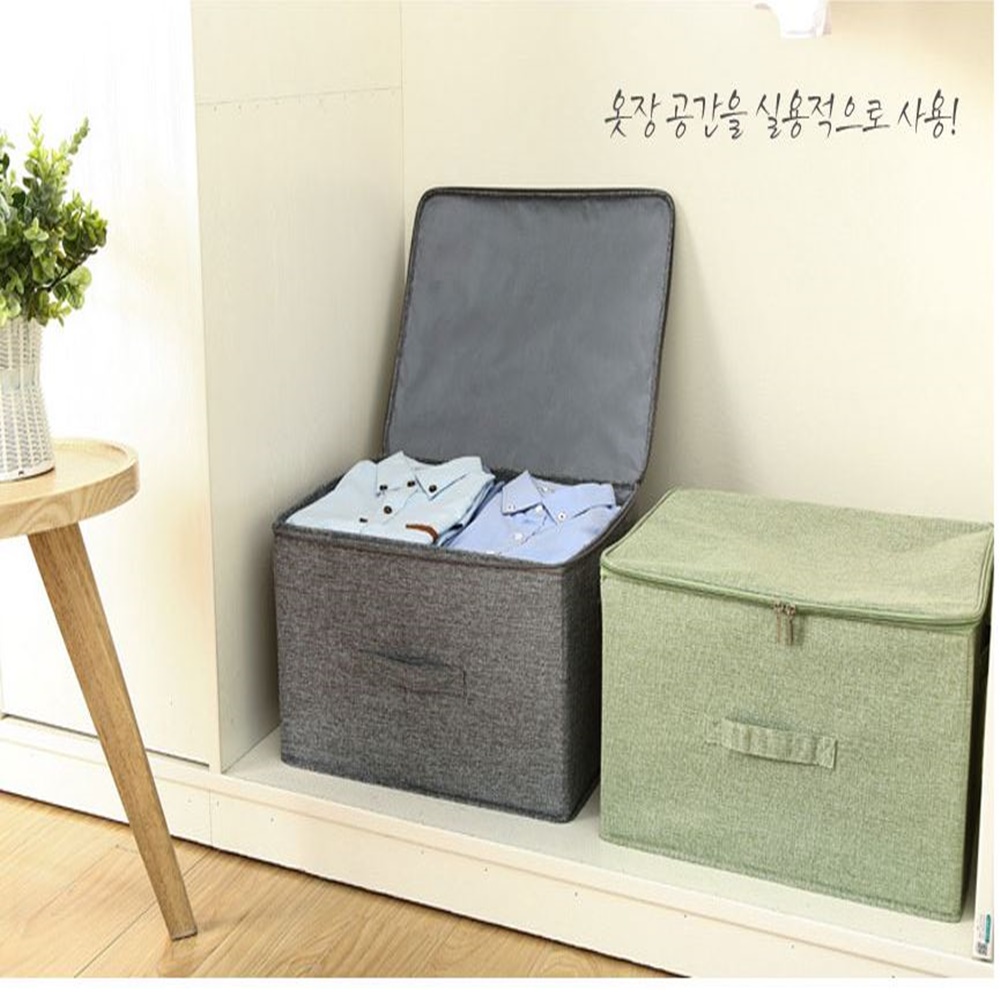  옷 수납 사각 박스 정리함의 특징