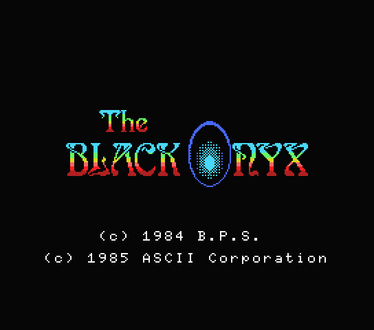  The Black Onyx - MSX (재믹스) 게임 롬파일 다운로드
