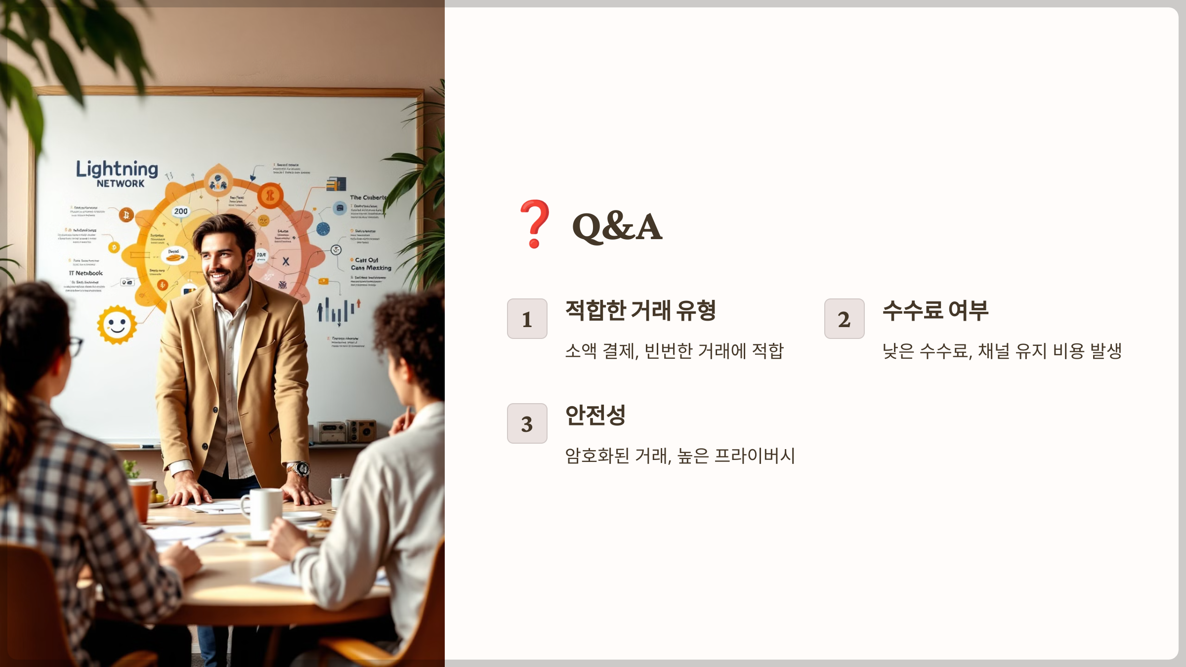 라이트닝 네트워크에 대한 질문