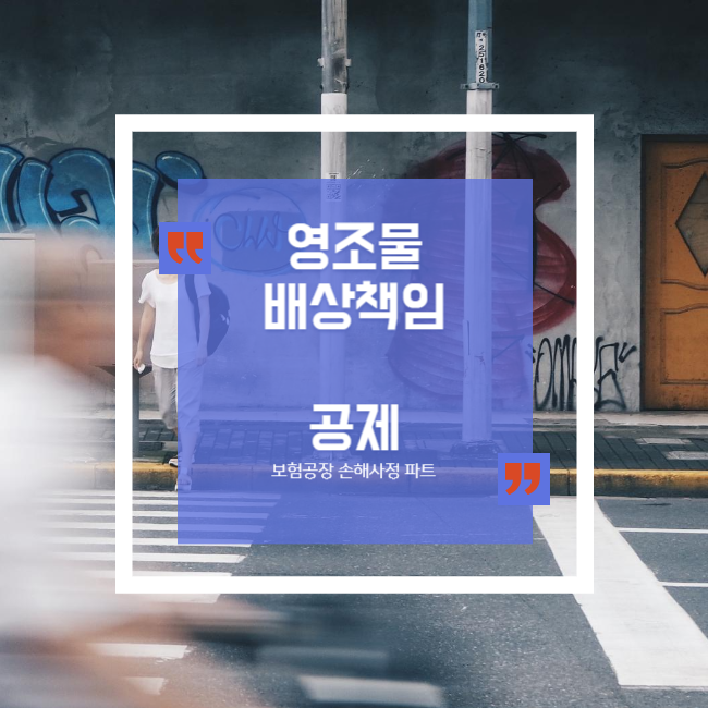 영조물배상공제 길에서 넘어진 사고 이렇게 하세요.