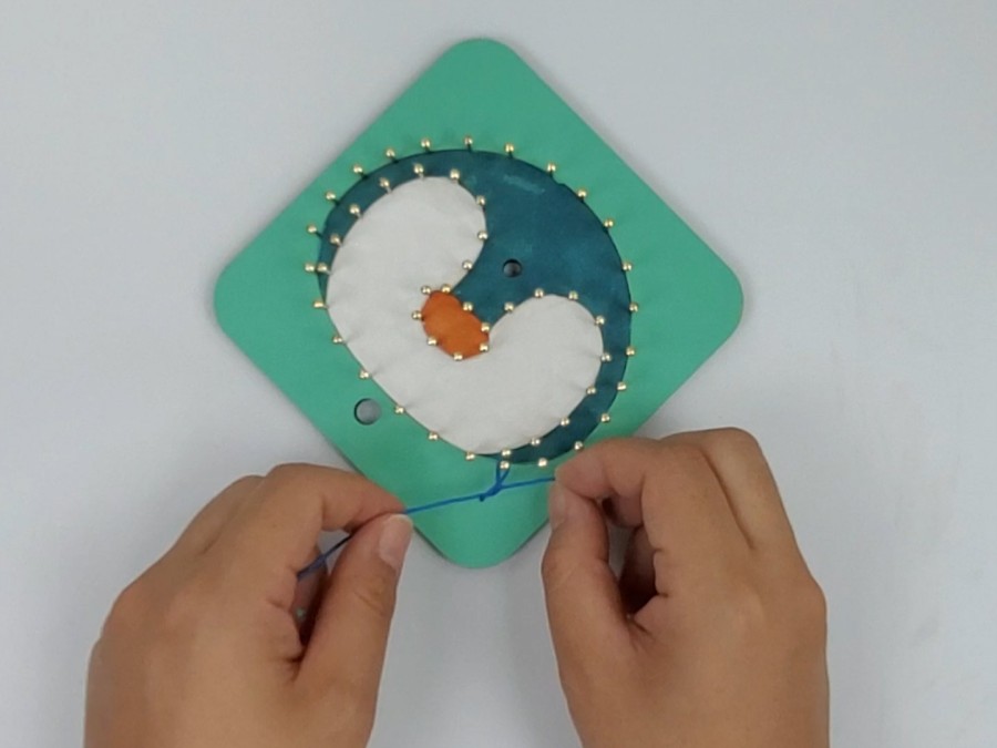 되는 펭귄 스트링아트 만들기 9. 집중력이 향상이 8