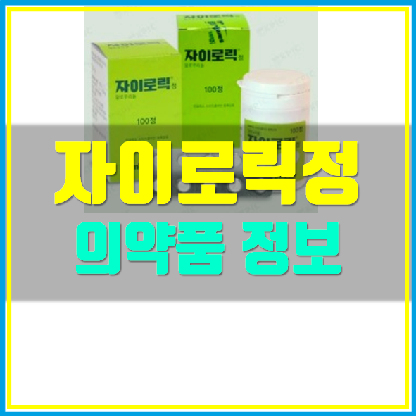  자이로릭정 부작용 효능
