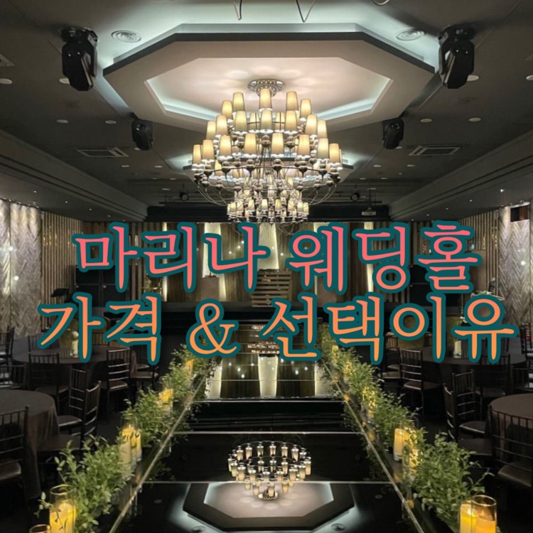 마리나 웨딩홀 선택한 이유 (가격 및 장단점) 마리나 웨딩홀 선택한 이유 (가격 및 장단점)