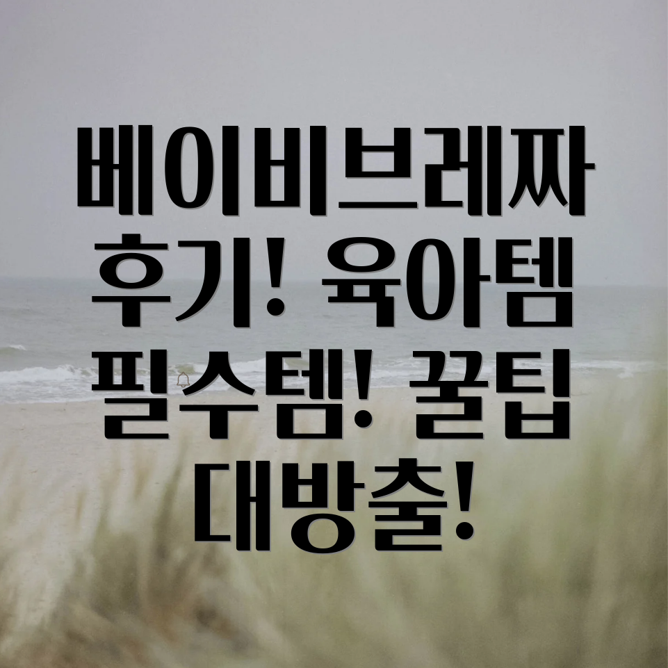 베이비브레짜 젖병소독기