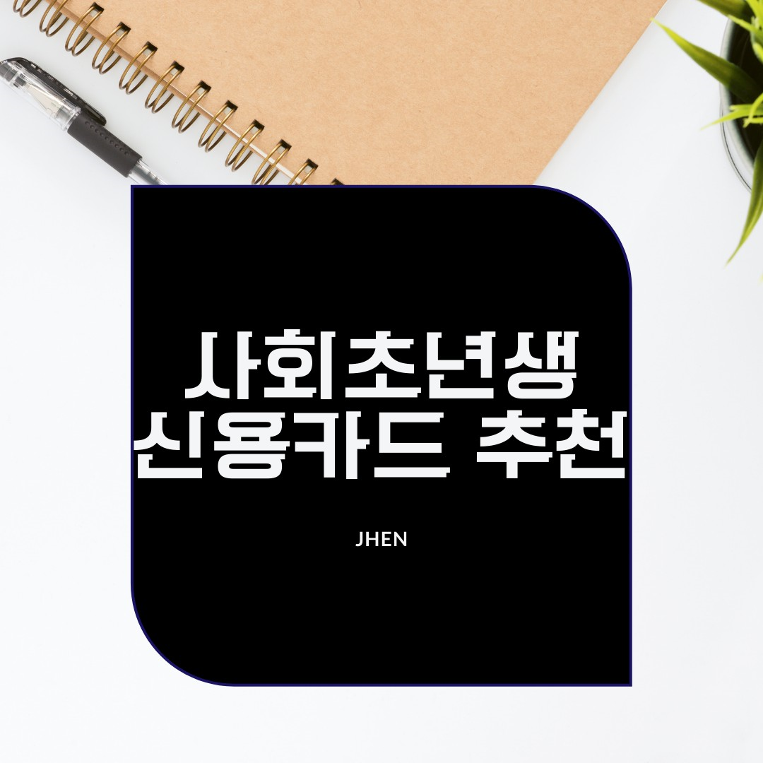 20대 신용카드 발급조건 - 대학생 직장인 1학년 추천 및 요청 8