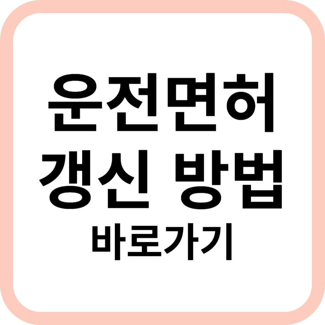 운전면허 갱신 적성검사