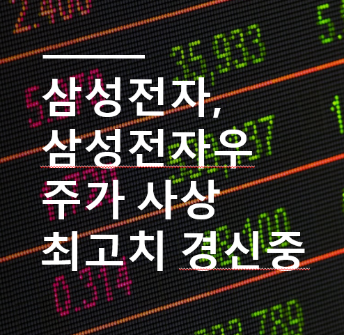  삼성전자, 삼성전자우 주가 모두 사상 최고치 연일 경신중 (앞으로의 행보는?)