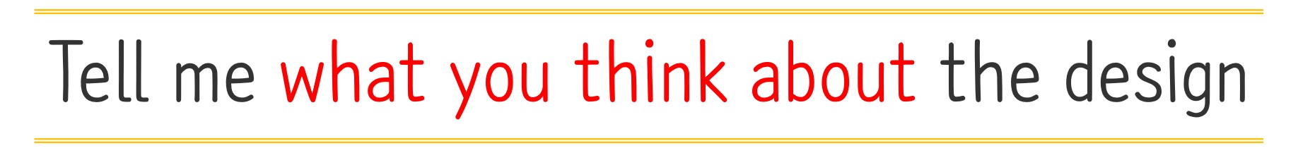 what you think 예문-002