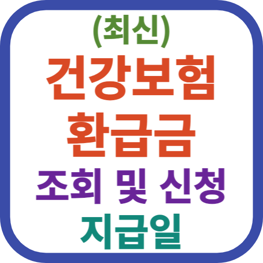 건강보험 환급금