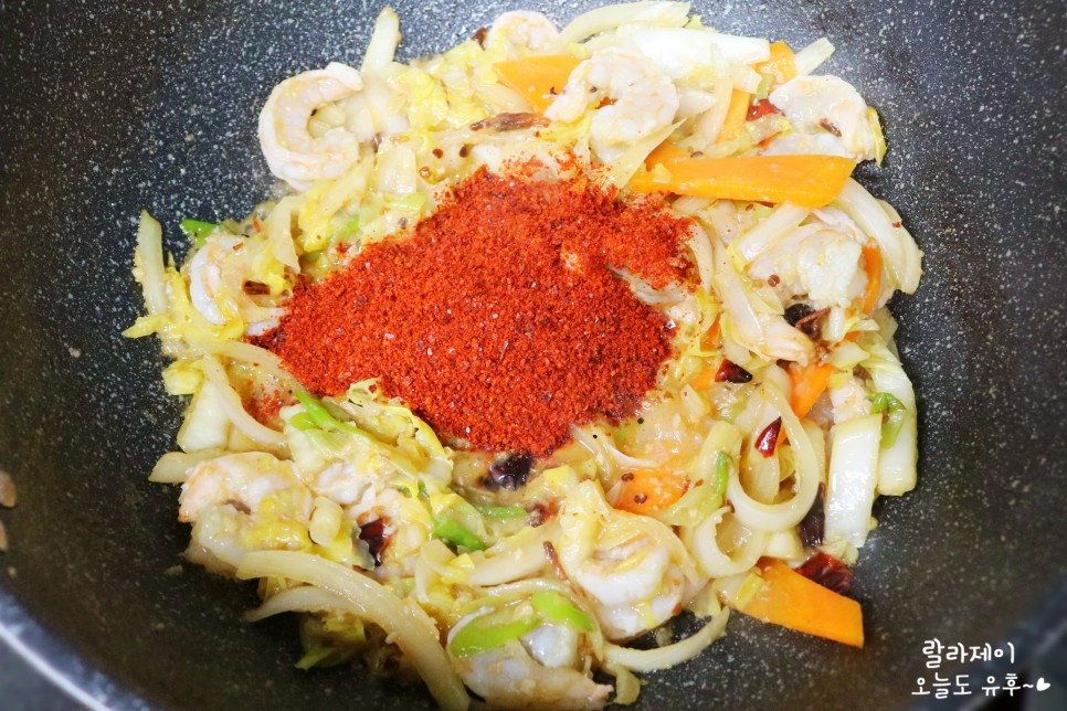 짬뽕국물 불맛 가득한 만들기 26
