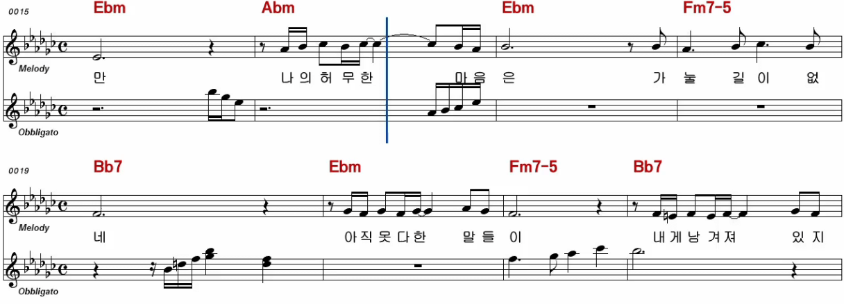 변진섭 홀로 된다는 것 악보