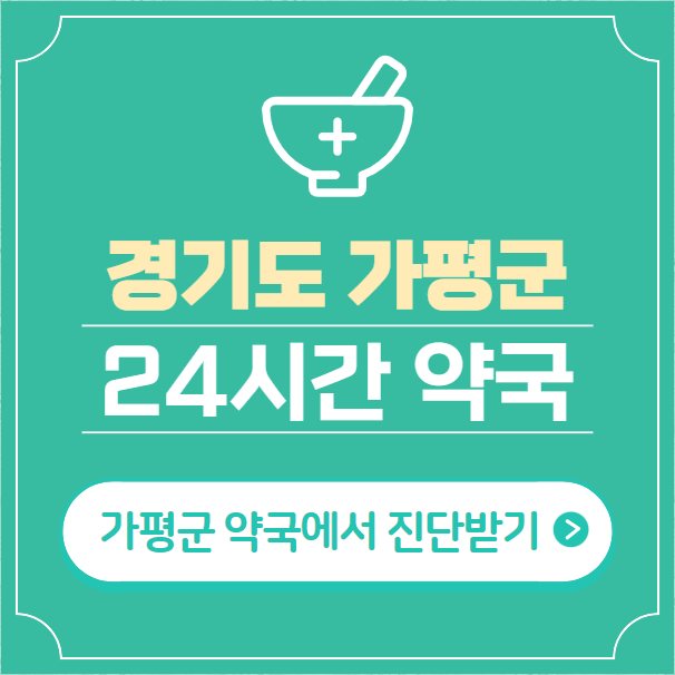  경기도 가평군 24시간 약국 찾기 | 휴일 야간 심야 일요일 당번약국 5곳
