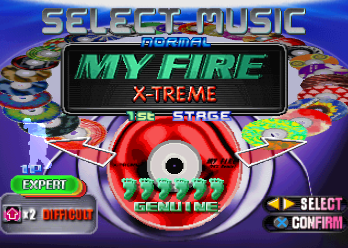  댄스 댄스 레볼루션 (Dance Dance Revolution - X-TREME - MY FIRE (UKS REMIX)