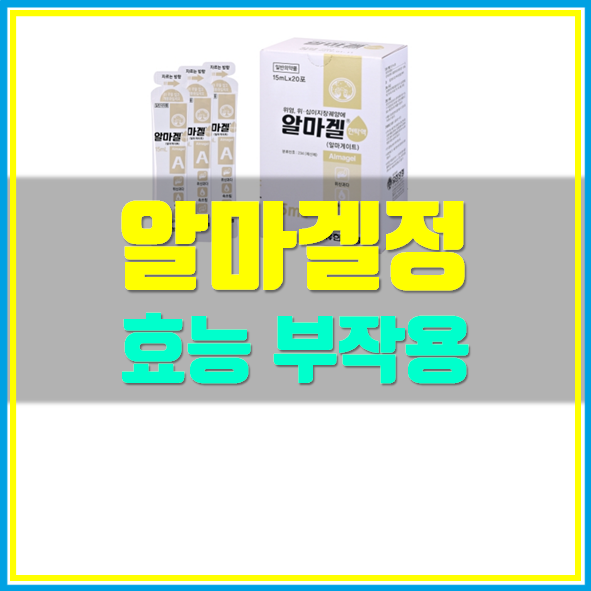 알마겔정의 효능, 부작용 및 복용방법 요약