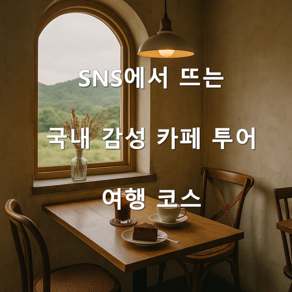 SNS에서 뜨는 국내 감성 카페 투어 여행 코스