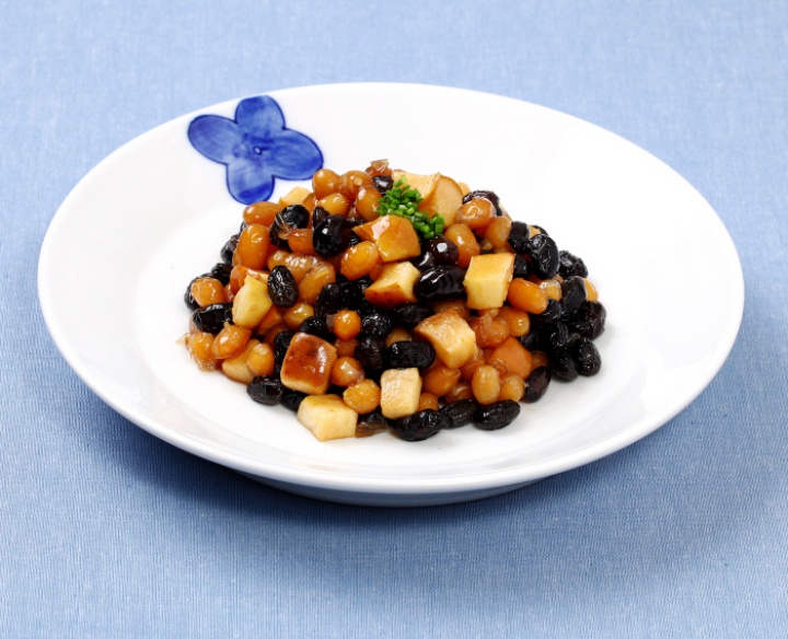  사과 콩졸림